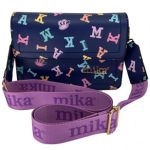 BOLSA PARA DAMA - MK PURPLE LETTERS