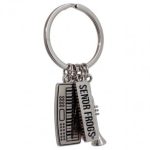 LLAVERO DE METAL - SF MUSIC BAND FROGS