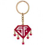 LLAVERO WONDER METAL - SF SUPER GIRL ESCUDO