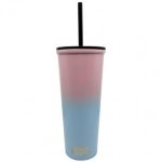 VASO BICOLOR CON TAPA 750 ML - SF SIMPLE LEN